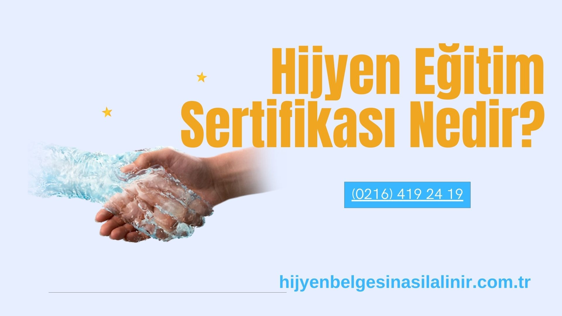Hijyen Eğitim Sertifikası​ Nedir?